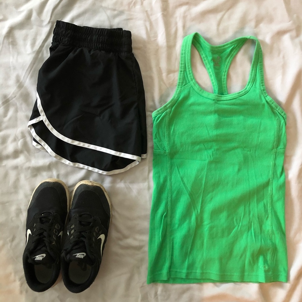 Green Workout Tank